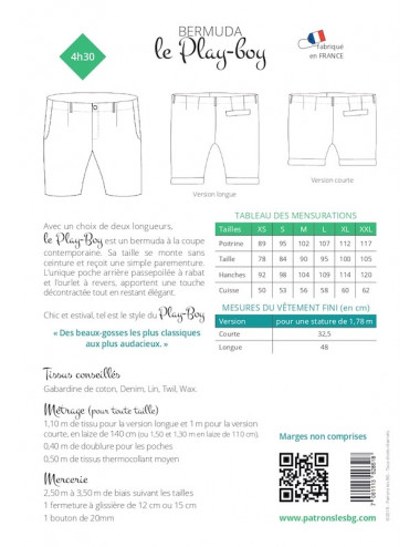 The Playboy bermuda shorts - Les BG