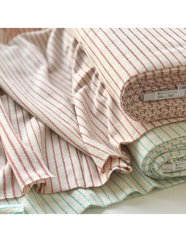 Sweat Towel Stripes Hazelnut - Katia Fabrics