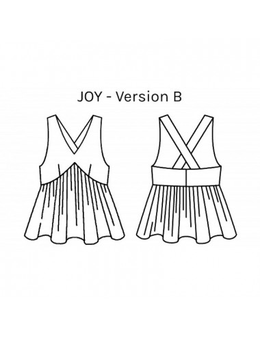 JOY Top, Kleid - P&M Patterns