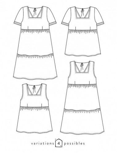 ASTREE Dress, Blouse - Atelier Scämmit