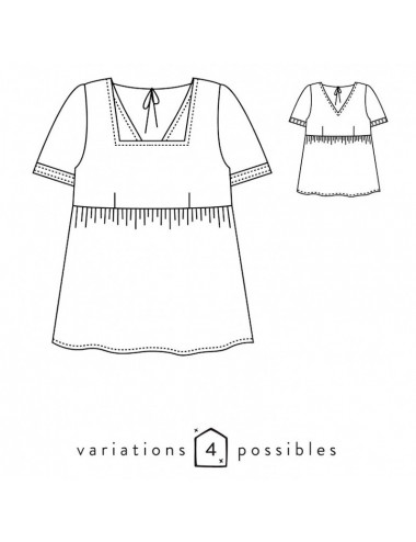 ASTREE Robe, Blouse - Atelier Scämmit