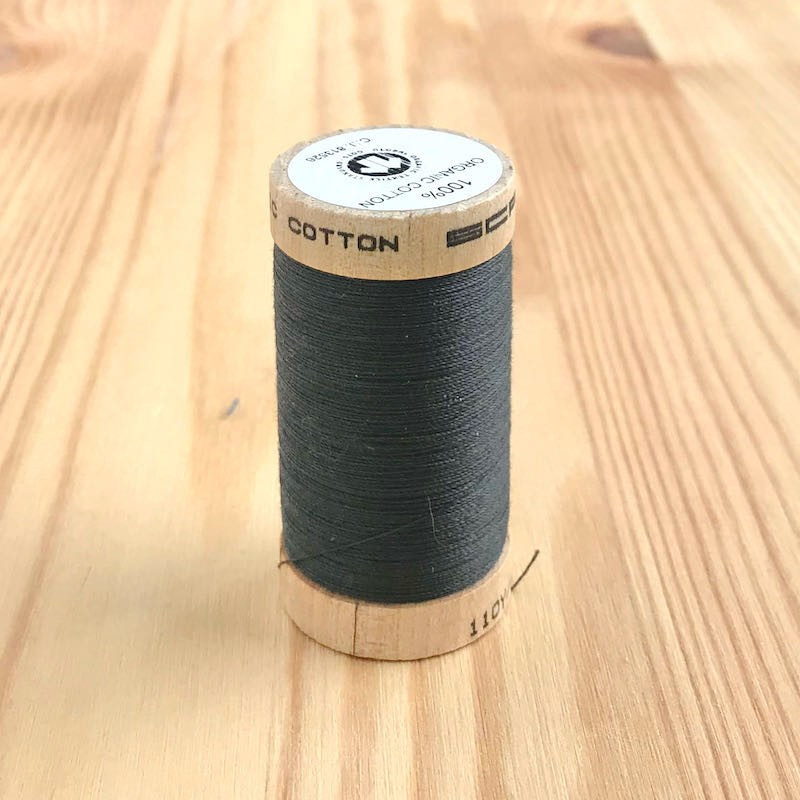 Organic Cotton Thread - Carbon
