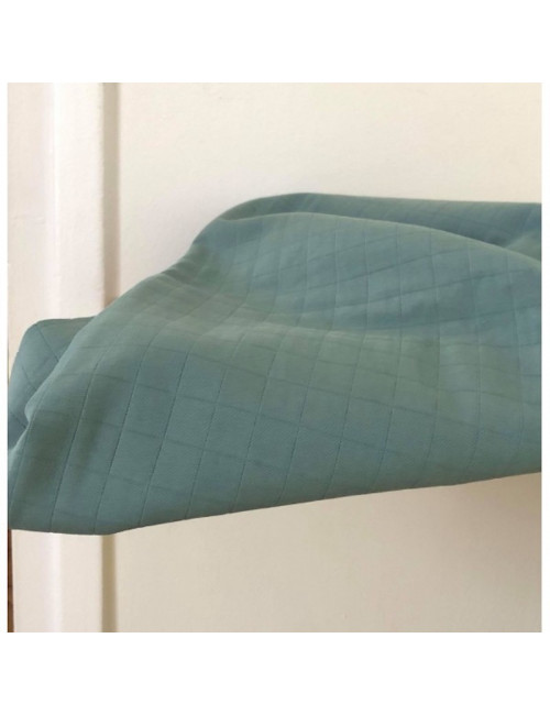 Green Quilted Cotton -...
