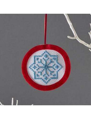 Buttonbag Mini Christmas Snowflake Decoration