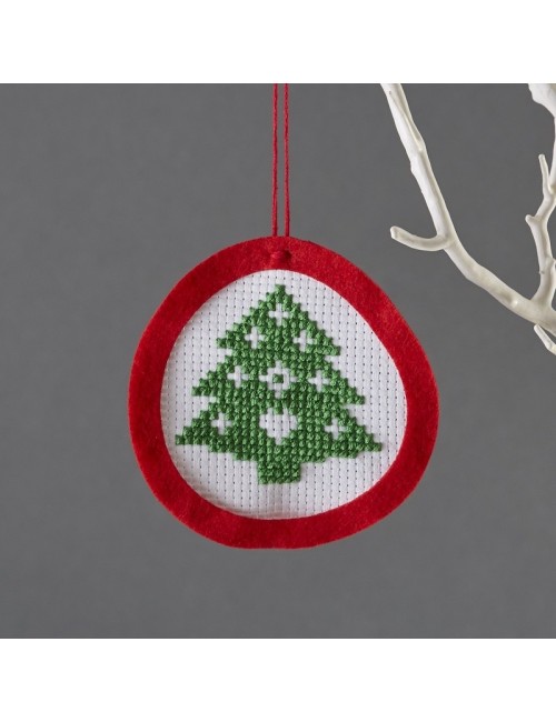 Buttonbag Mini Christmas Tree Decoration