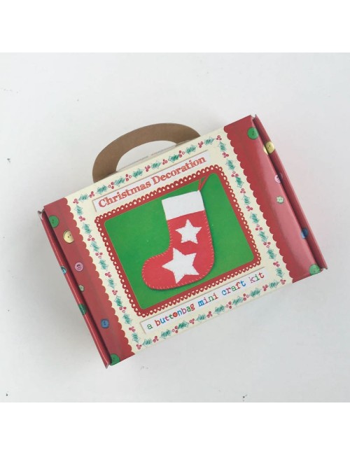 Buttonbag Mini Christmas Stocking Decoration