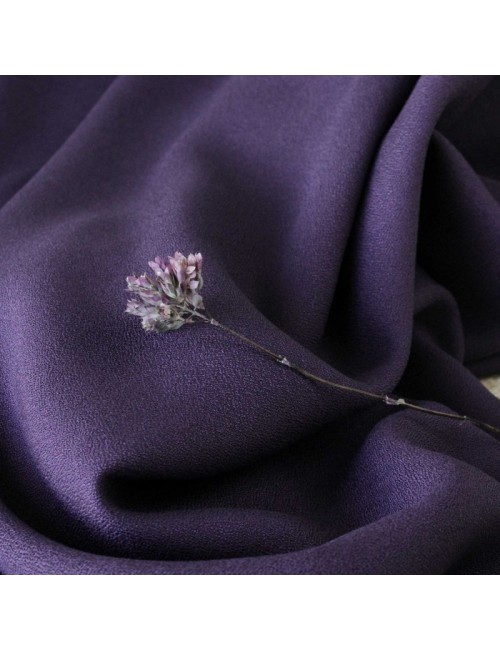 Violet Viscose Crêpe - Eglantine & Zoé