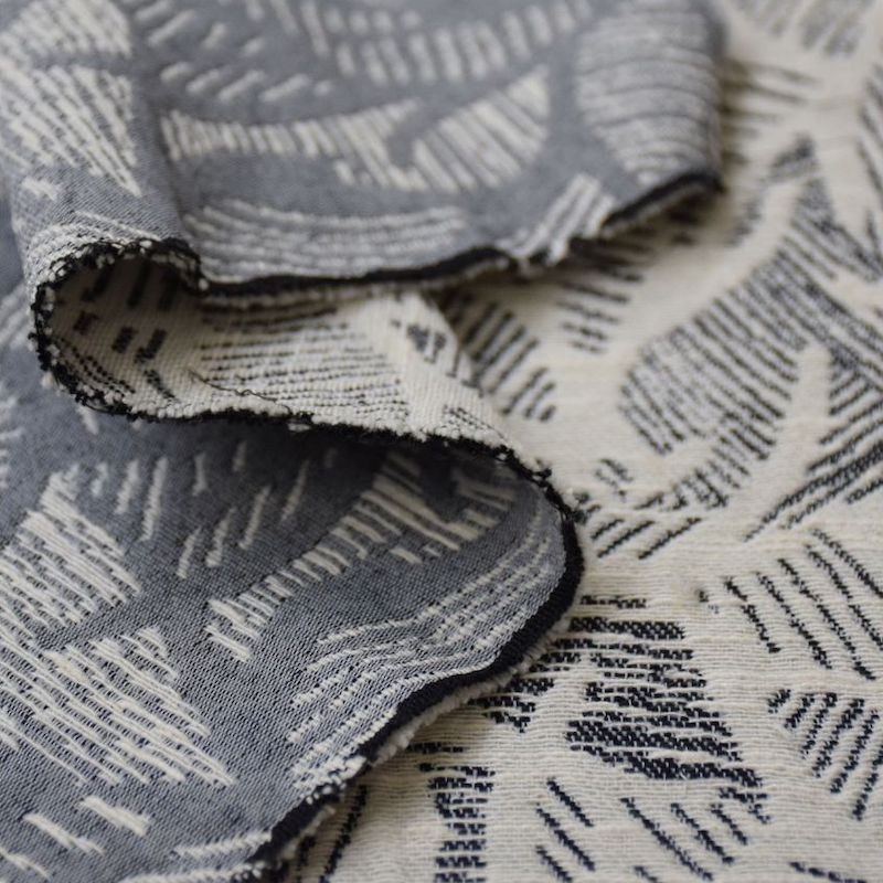 Jacquard Summer Shade Anthracite - Cousette