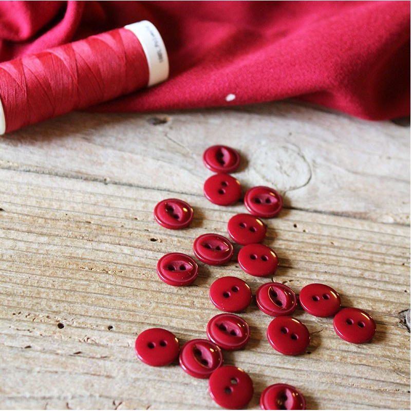 Essential Button Pomegranate Red - Eglantine & Zoé