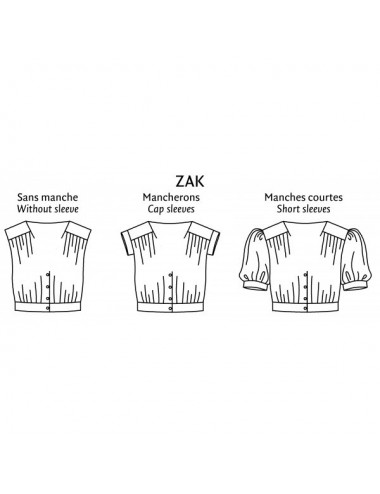 ZAK dress, top - P&M Patterns
