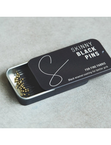 Skinny Black Pins - sewply