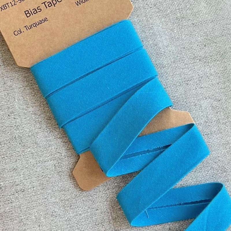 Cotton bias tape - Turquoise