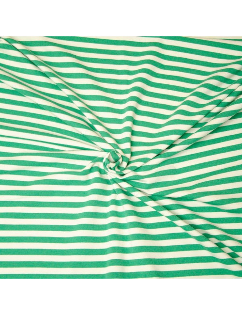 Summer Stripes  - Grün, ecru