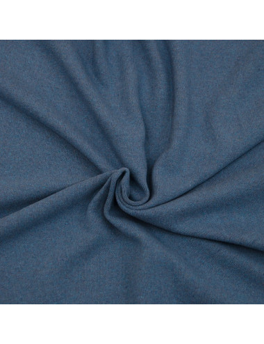 Weicher Baumwollstrick - Blau