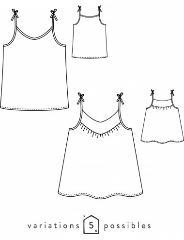 CREPUSCULE Kleid, top - Atelier Scämmit