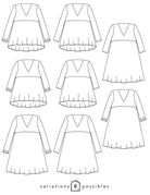 Zéphir Blouse, Robe - Atelier Scämmit