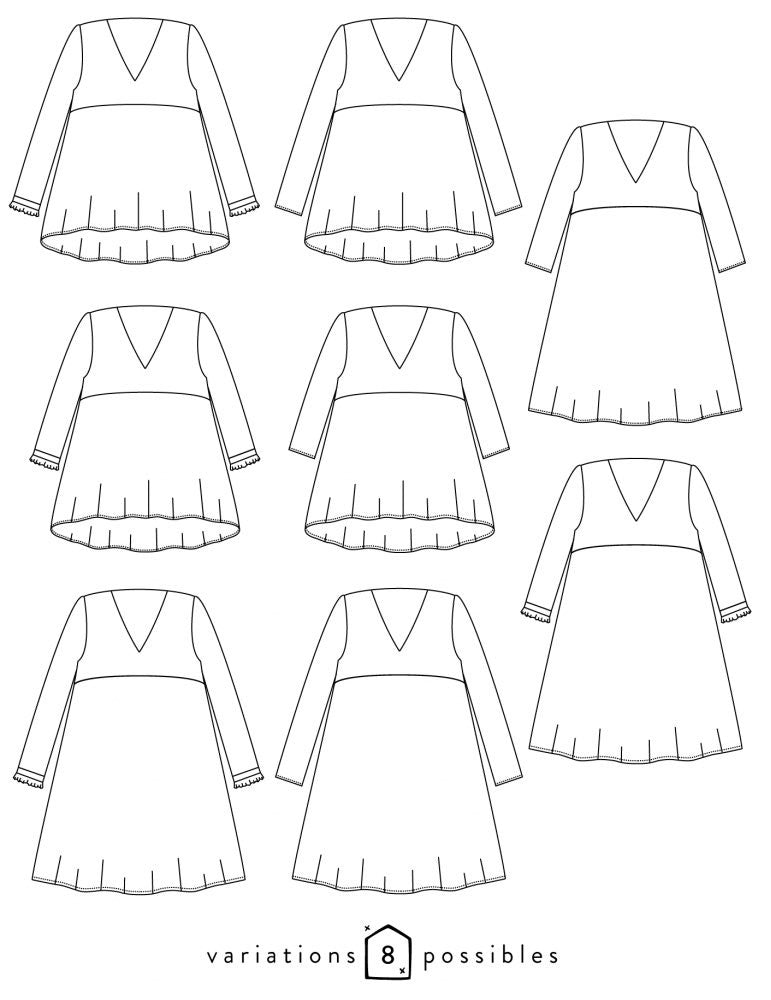 Zéphir Blouse, Robe - Atelier Scämmit