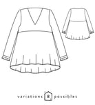 Zéphir Blouse, Robe - Atelier Scämmit