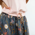 Lacets - Rose Grisé Avec Lurex En Cuivre