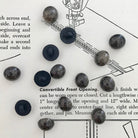 Bouton Boule à paillettes - Noir
