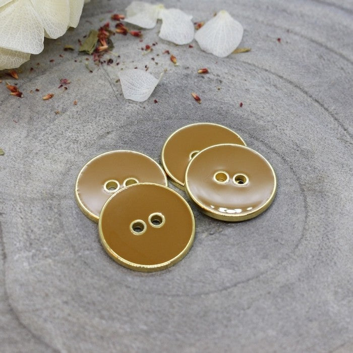 Bouton Joy Atelier Brunette - Ochre