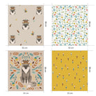 Foxes Panel - Katia Fabrics