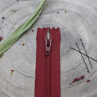 Zip 20cm Amarante - Atelier Brunette