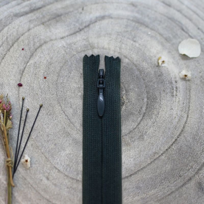 Zip Invisible Forest / Smokey - Atelier Brunette
