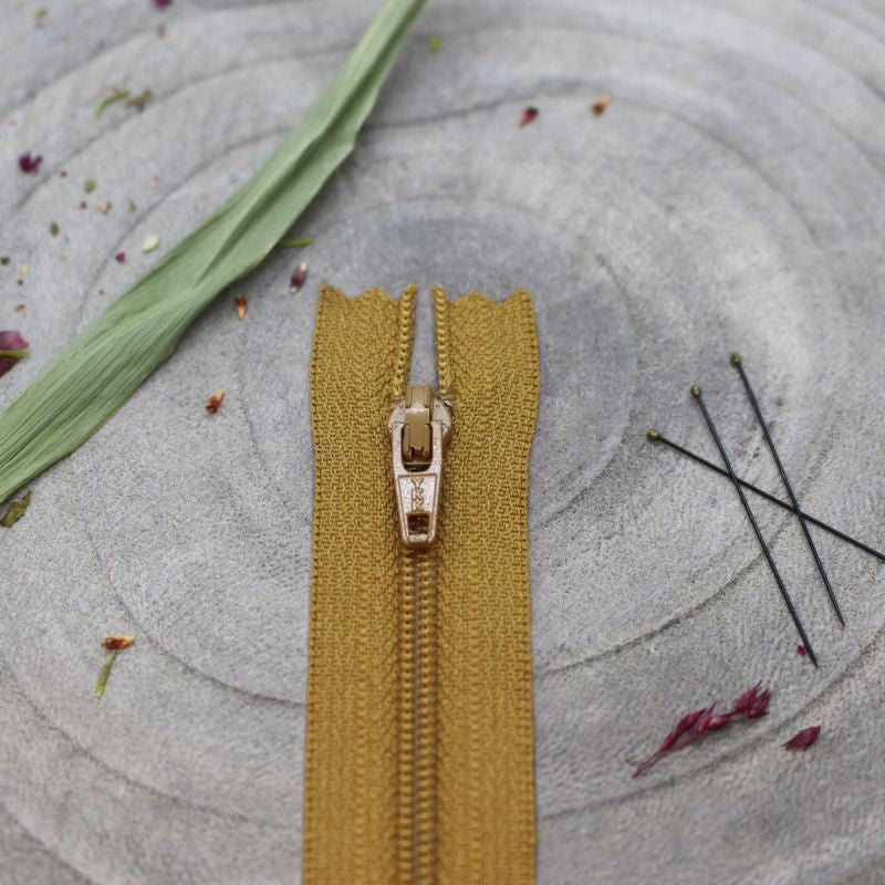 Zip 20cm Ochre - Atelier Brunette