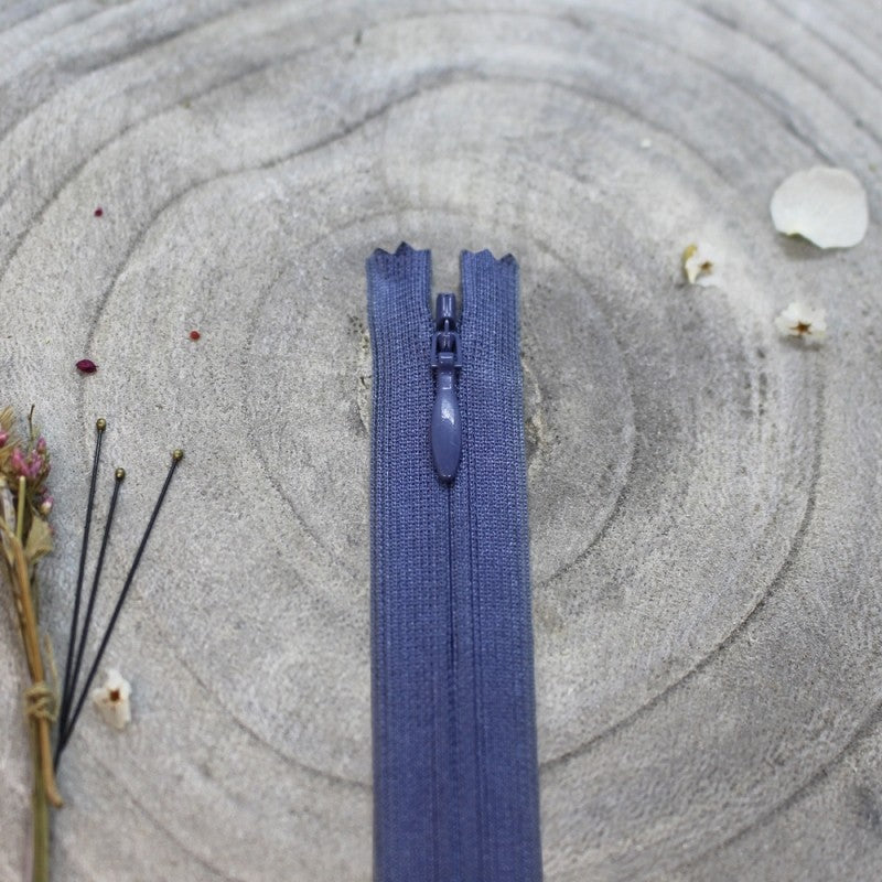 Zip Invisible Cobalt - Atelier Brunette