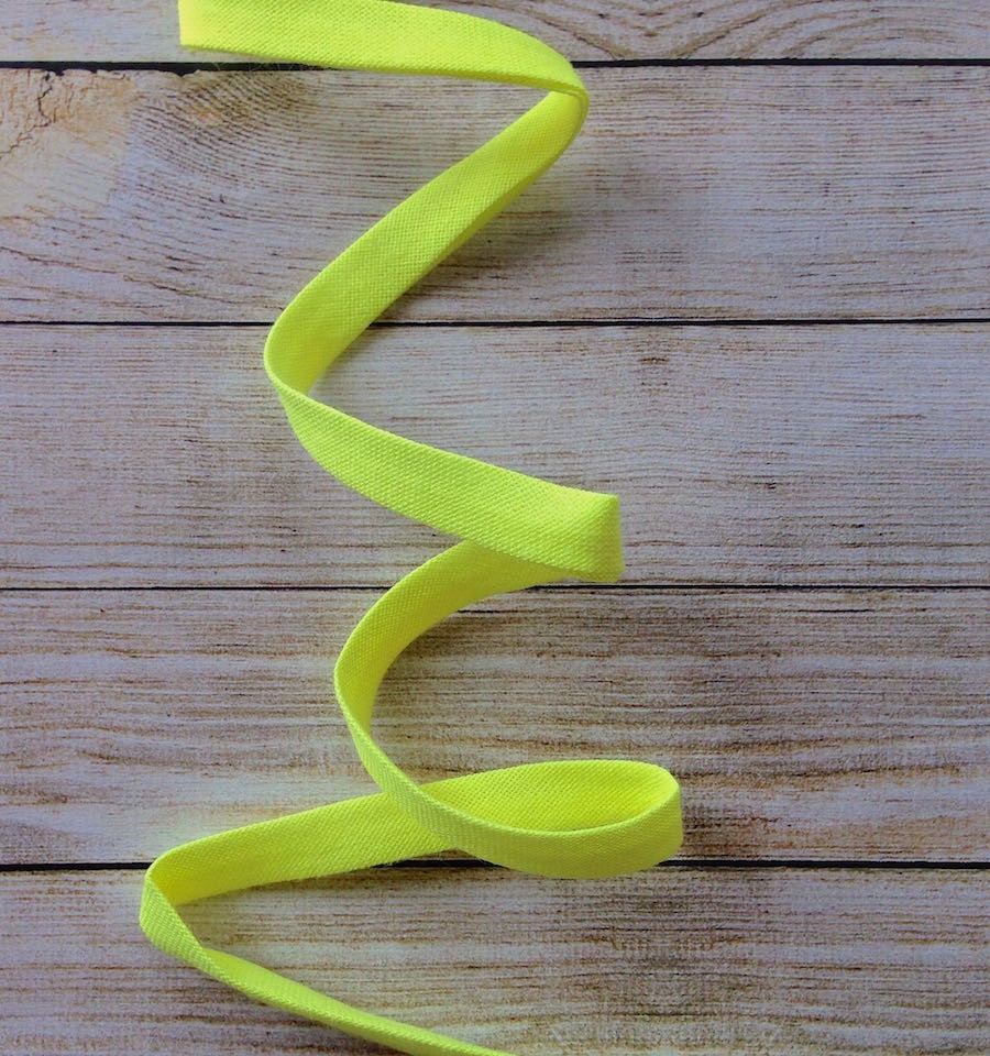 Biais Jaune Fluo