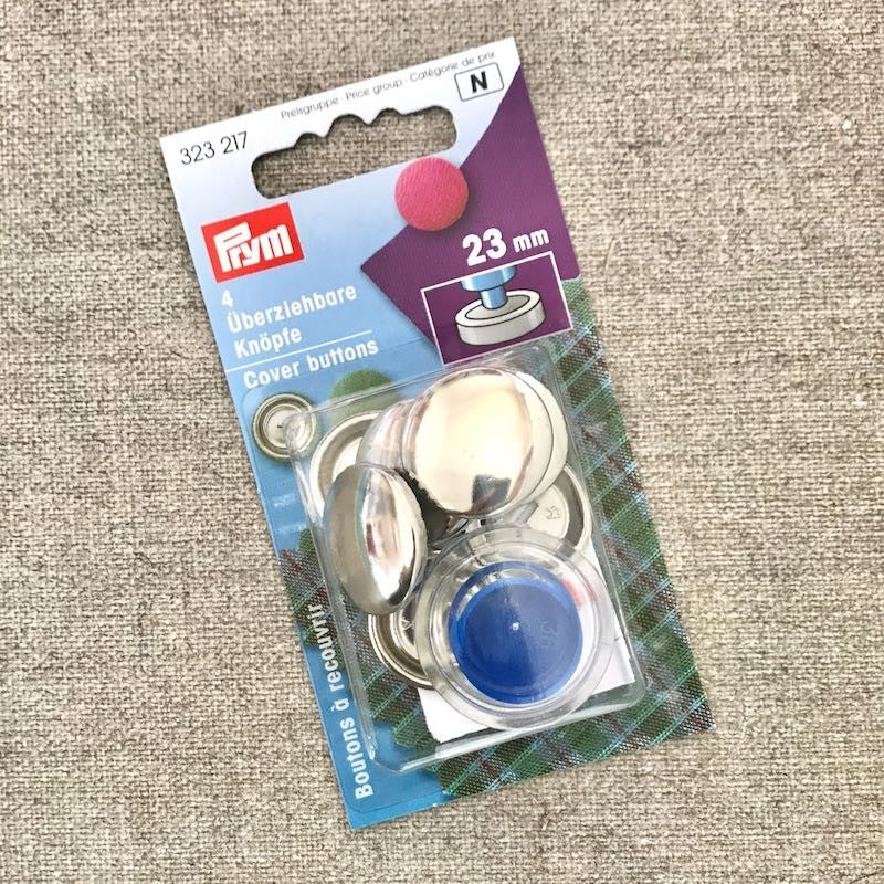 Boutons à recouvrir Prym - 23mm