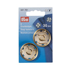 Boutons pression, nouvel or -  30mm