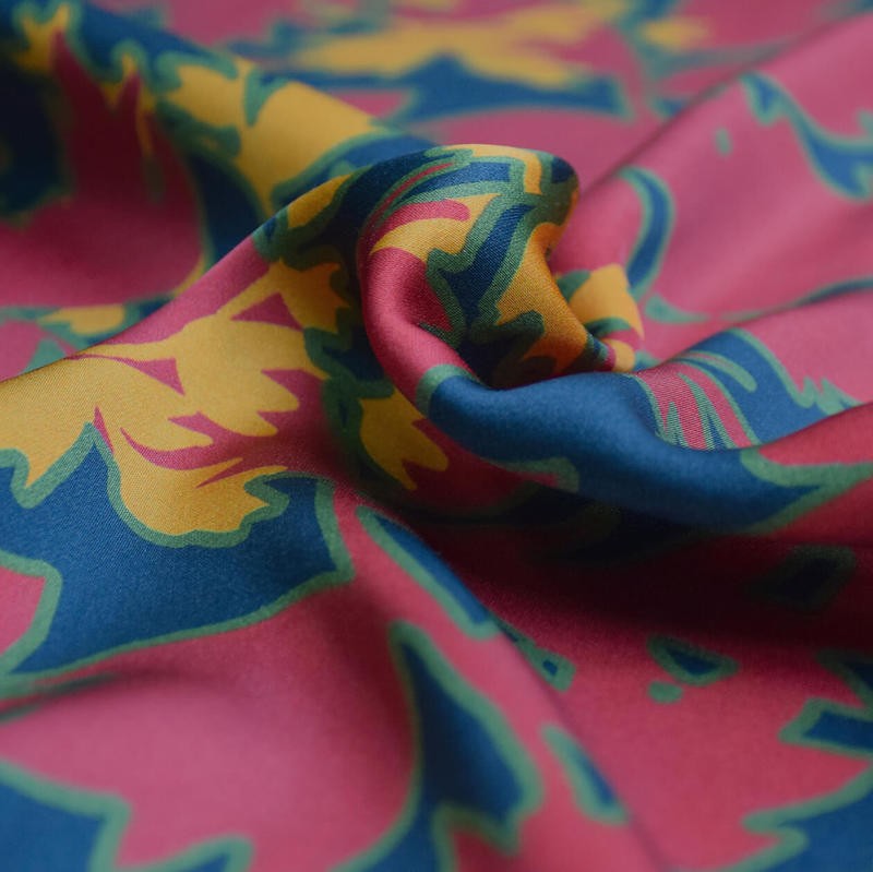 Viscose Estampe pourpré - Cousette
