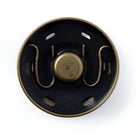 Boutons pression, laiton antique -  30mm