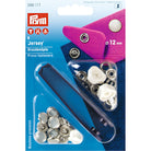 Bouton pression sans couture Jersey, 12mm, perle
