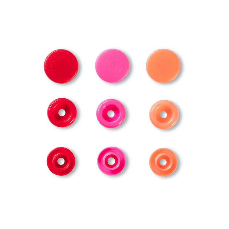Color Snaps Prym - Rouge, orange