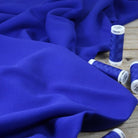Crêpe de Viscose Bleu Royal - Eglantine & Zoé