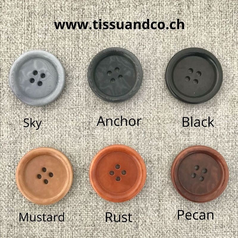 Bouton Dish Corozo - Anchor