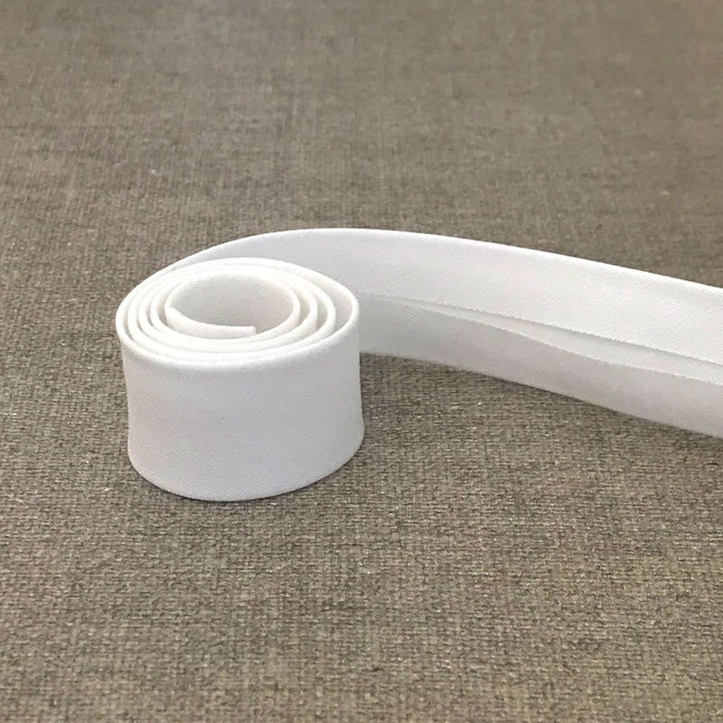 Biais Popeline - Blanc