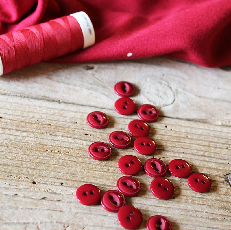 Bouton Essentiel Rouge Grenade - Eglantine & Zoé