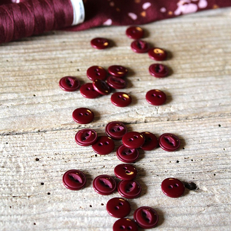 Bouton Essentiel Bordeaux - Eglantine & Zoé