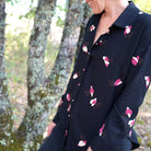Viscose Fago Réglisse - Eglantine & Zoé