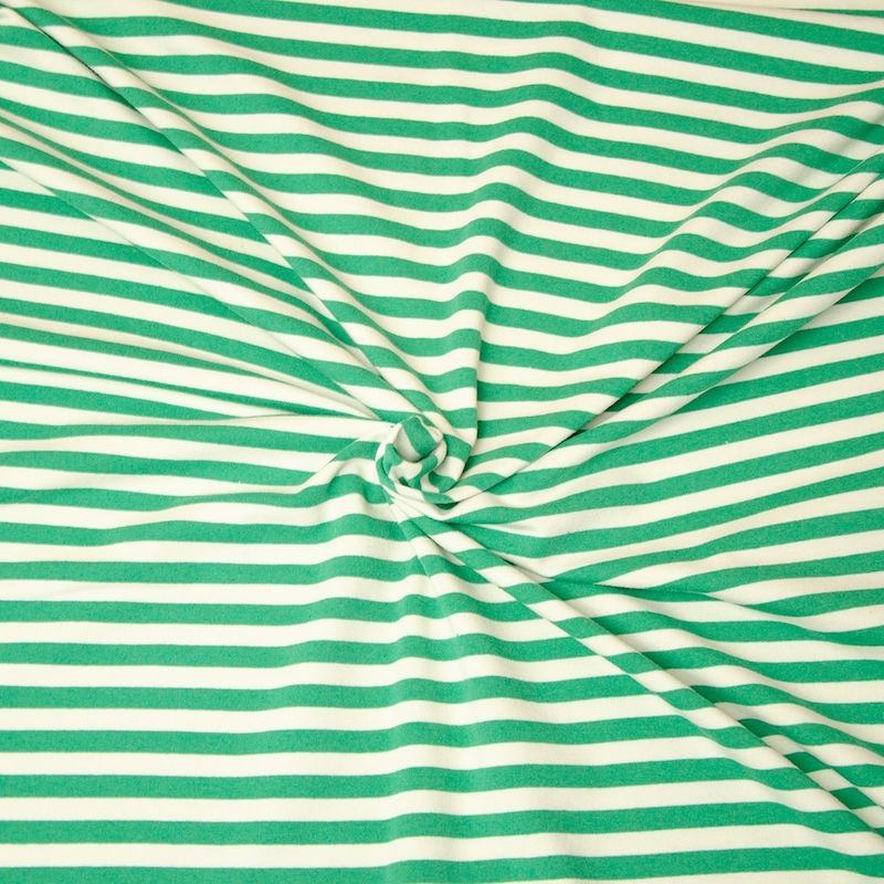 Marinière Vert, Ecru