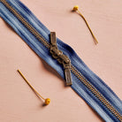 Zip Double Curseur Cobalt - Atelier Brunette
